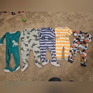 Carter's 18M one piece PJs baby boy bundle - clothes bundle